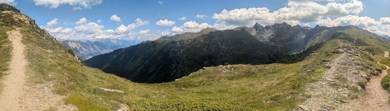 Photo de Benjamin Bergmann le long du parcours