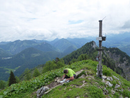 Der Schwarzerberg (1584 m) in Blickrichtung Südosten.