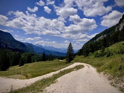 Foto von Beatrix Hefler entlang der Tour