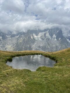 Foto von Laurence Fournier entlang der Tour