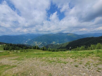 Foto von Dunja Huemer entlang der Tour