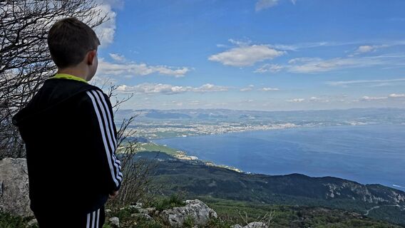Photo de Danijel Sorola le long du parcours