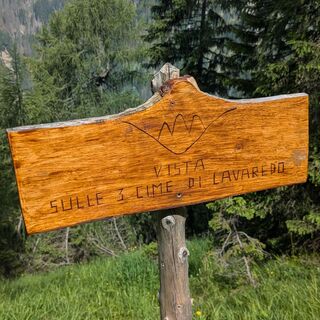 Blick auf die Drei Zinnen