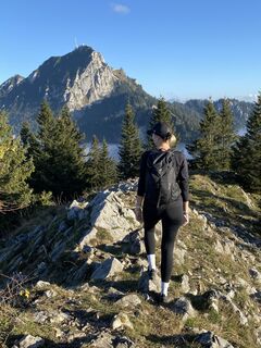 Foto de Rita Irsigler a lo largo del recorrido