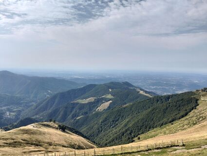 Photo de Daniele Berini le long du parcours
