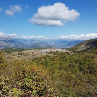 Blick vom Berg Chier