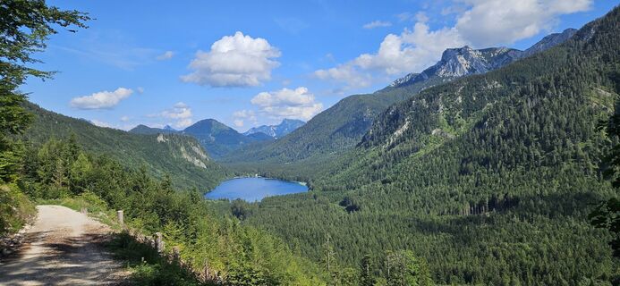 Foto von Johann Schallinger entlang der Tour