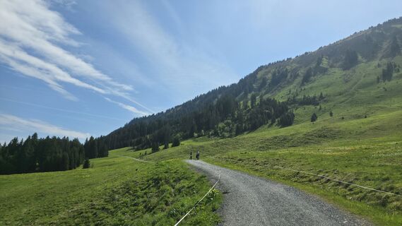 Foto von Yvonne Karcher entlang der Tour