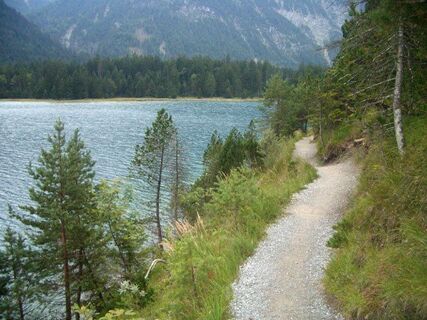 Strecke am Plansee entlang