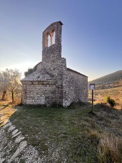 Foto de Giulio parentini a lo largo del recorrido