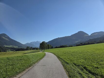 Photo de Marianna Glarcher le long du parcours