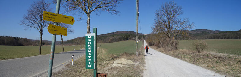 Wanderbeginn von der L4007weg