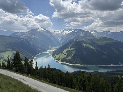 Photo de Simone Reimann le long du parcours