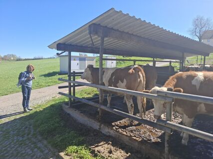 Foto von Friedrich Karl Gropengiesser entlang der Tour