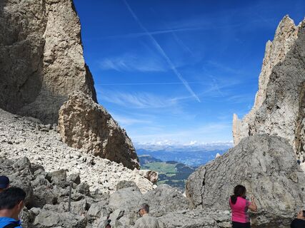 Photo de Simone Cammelli le long du parcours