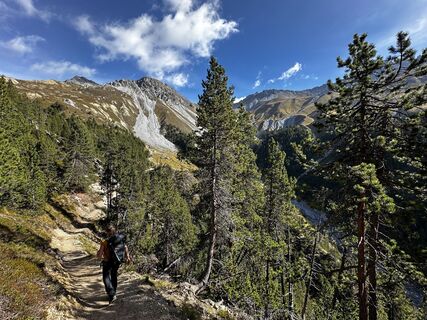 Photo de Andy Hills le long du parcours