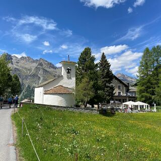 Kirche im Val Fex