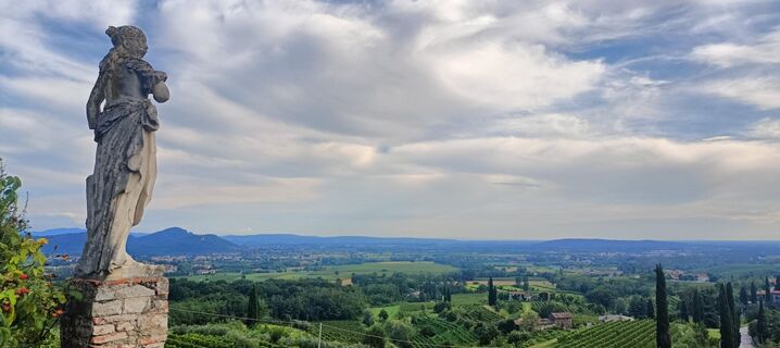 Manzano - Panorama von der Abtei von Rosazzo
