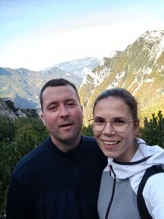 Photo de Ivana Konečnik le long du parcours