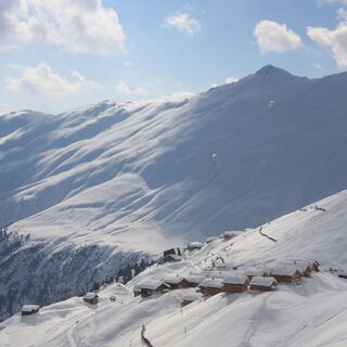 Die verschneite Belalp