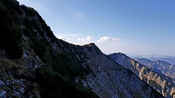 Weg zur Halserspitze - Blick nach Westen