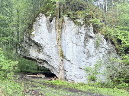 Foto von Herbert Schlager entlang der Tour