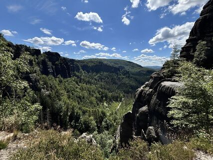 Photo de Erik Schwarz le long du parcours