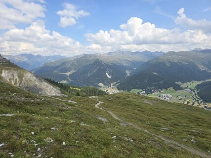 Photo de Robert Walter le long du parcours