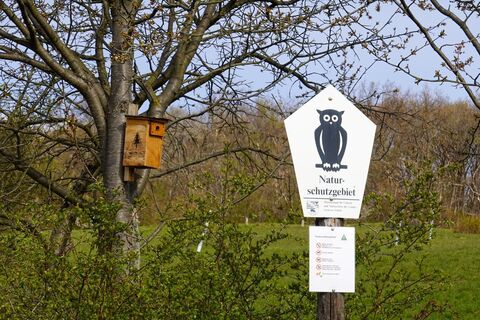 Nistkasten im NSG Münchenberg