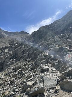 Foto de Dietrich Pinhammer a lo largo del recorrido