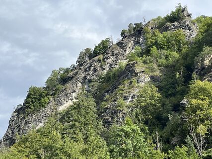 Photo de Gabriele Wallner le long du parcours