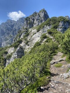 Zdjęcie z Peter Bussjäger wzdłuż trasy