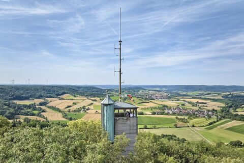 Aussichtsturm auf dem Einkorn bei Schwäbisch Hall