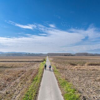 Durchfahrt durch die Landschaft