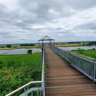Aussichtsplattform in Arneburg an der Elbe
