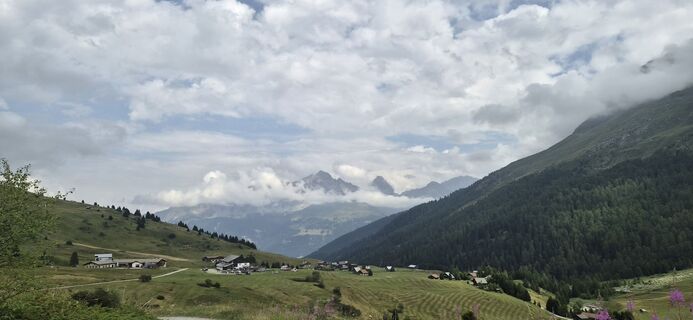Foto von Priska Thomann-Bischofberger entlang der Tour