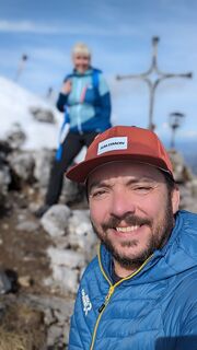 Foto von Klaus Lehner entlang der Tour