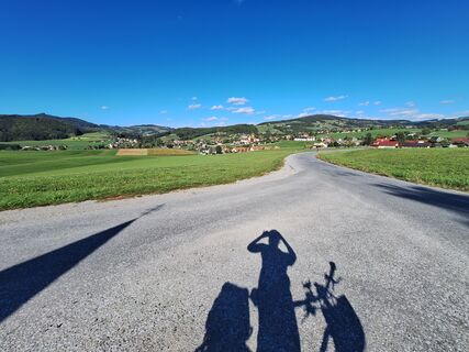 Photo de Isabella Peinsold-Klammer le long du parcours