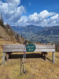 Photo de Dagmar Hofer le long du parcours