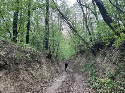Fotografia z Nóra Adamkovich na trase