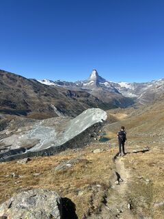 Foto von Klaus Bernard entlang der Tour