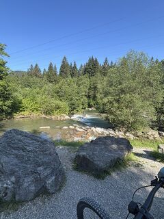 Foto von Ruth Durach entlang der Tour