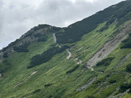 Foto von Márta Harangozó entlang der Tour