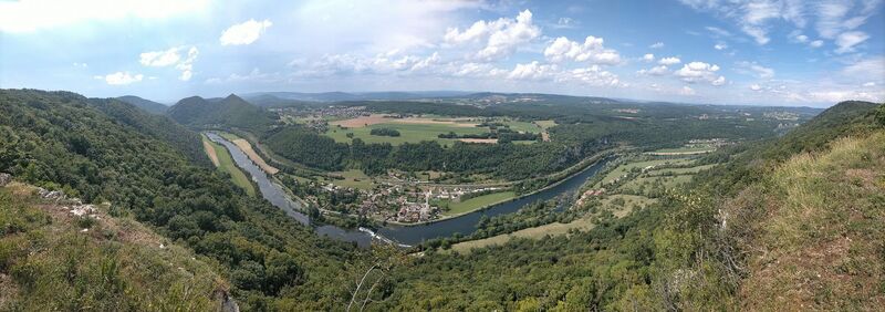 Foto de Adrien Garniron a lo largo del recorrido