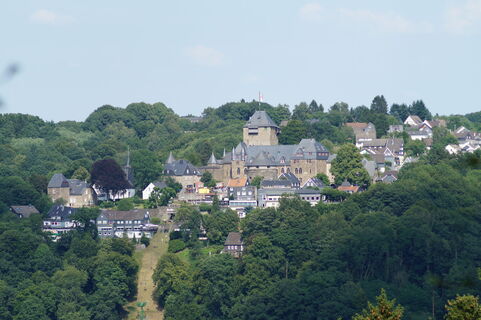 Blick auf Schloss Burg