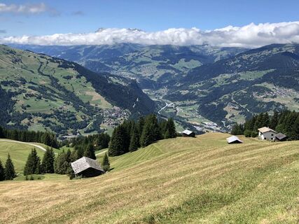 Aussicht in die mittlere Surselva und Ilanz