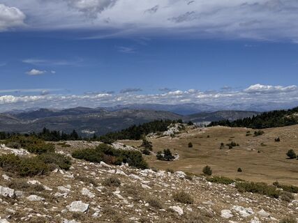 Photo de Andrea Loew le long du parcours