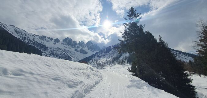 Fotografie z Babsi Vieider na trase