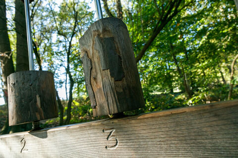 Eine Aufgabe auf dem Naturerlebnisweg am Melchenberg