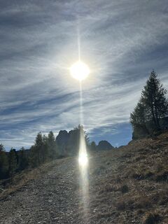 Foto von Agnese Martinelli entlang der Tour